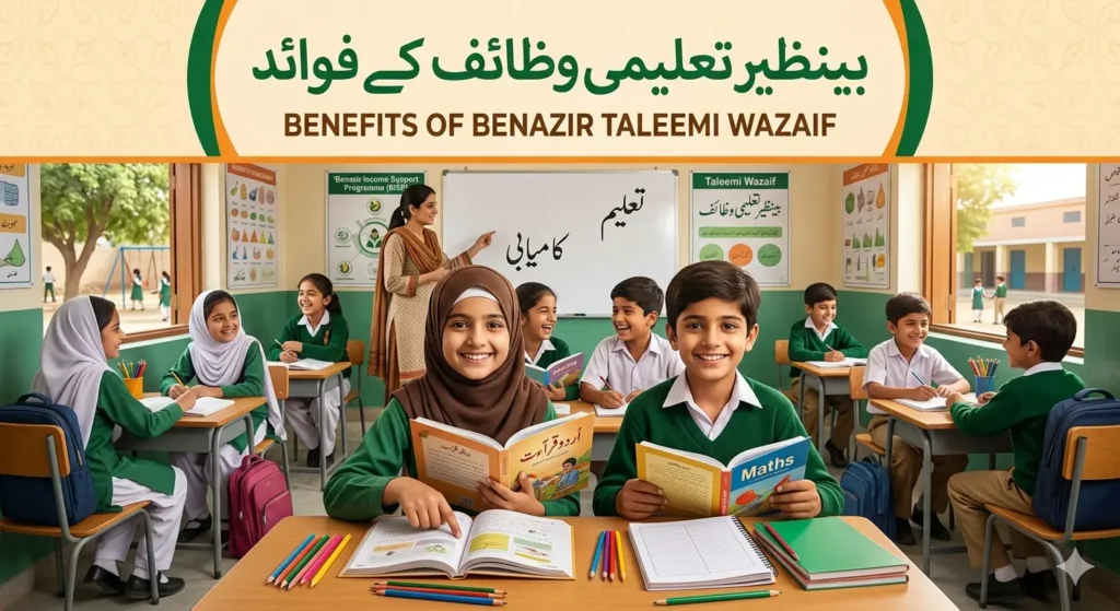 Benazir Taleemi Wazaif Check Online by CNIC